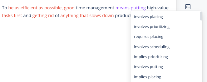 Example of QuillBot's Humanizer